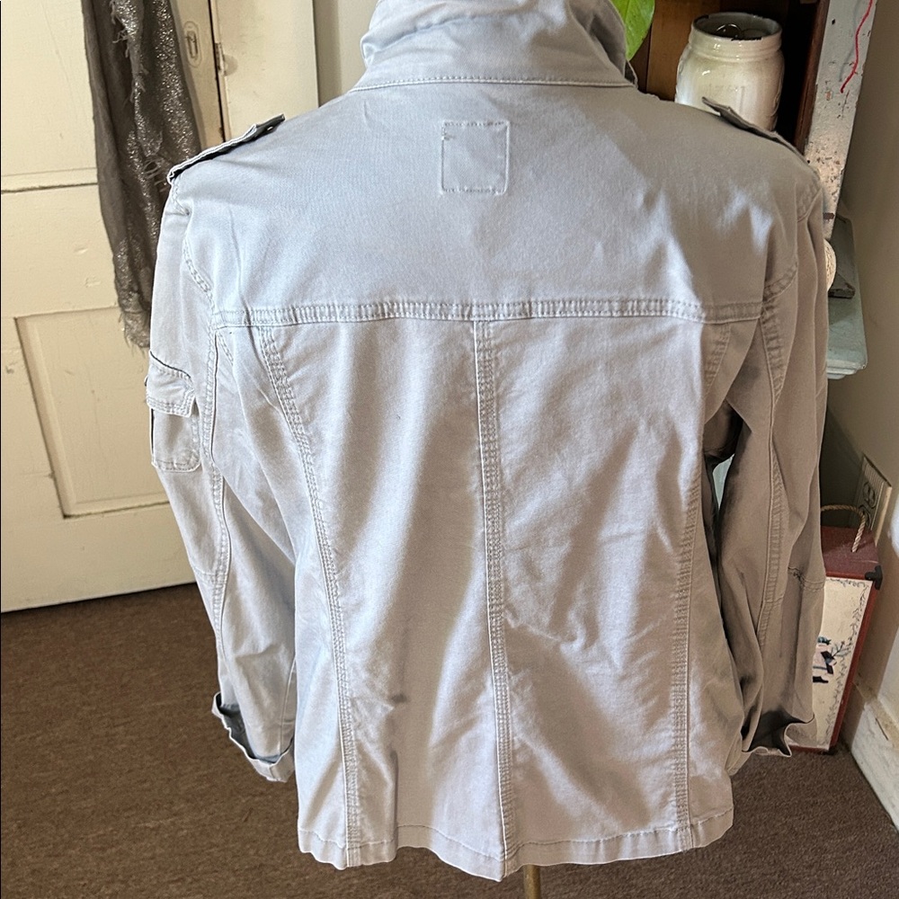 Gray Utility Jacket - image 3